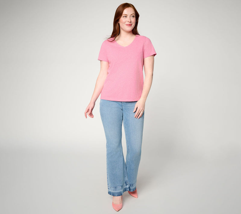 Mally Roncal Shimmer & Shine Slub Jersey T-Shirt — View 5