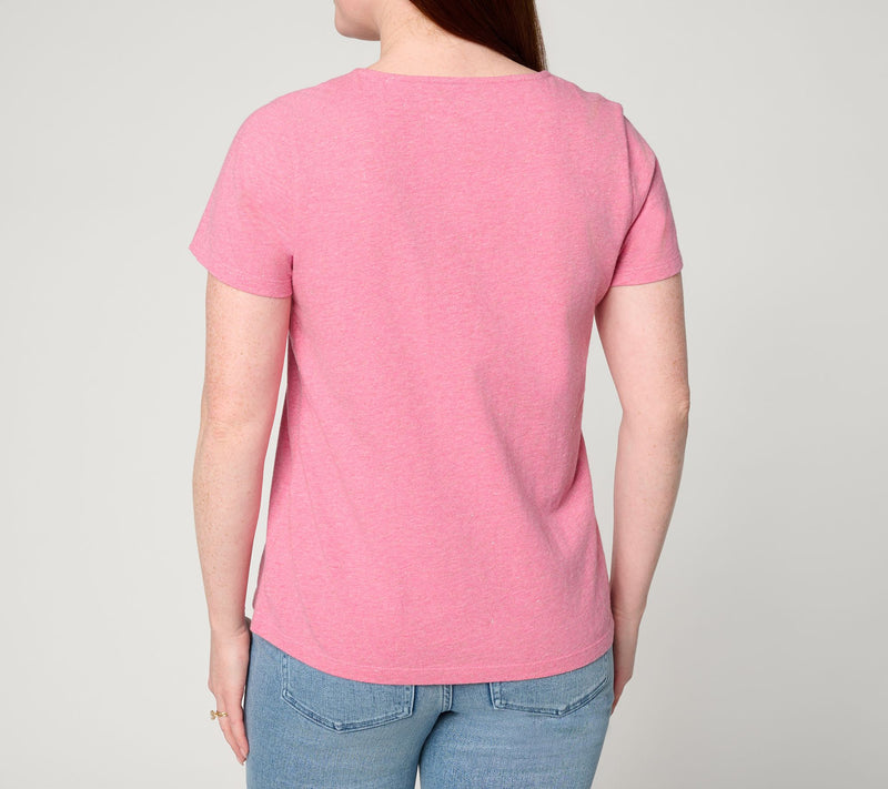 Mally Roncal Shimmer & Shine Slub Jersey T-Shirt — View 4