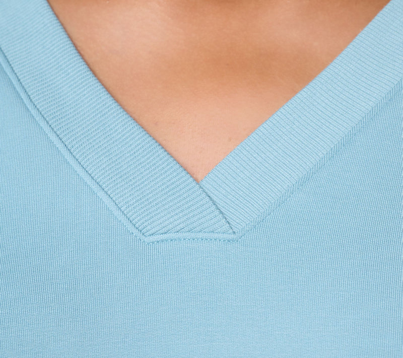 Barefoot Dreams Brushed Luxe Lounge Oversized V Neck Pullover — View 12