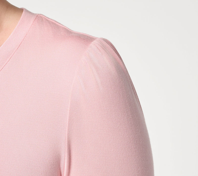 Barefoot Dreams Modal Peached Jersey Long Sleeve Henley — View 6