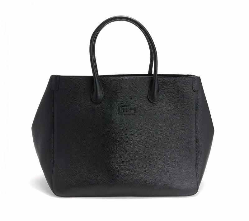 Pom Pom London Leather Camden Overnight Bag — View 12