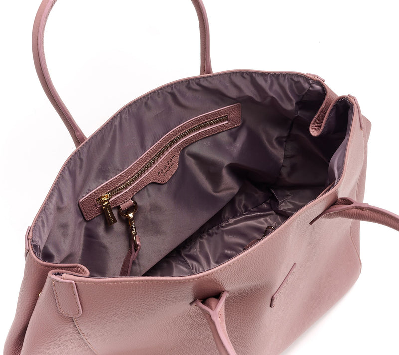 Pom Pom London Leather Camden Overnight Bag — View 6