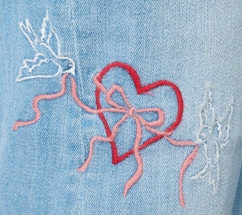 Driftwood Jeans Parker Barrel Jeans - Love Letters — View 7