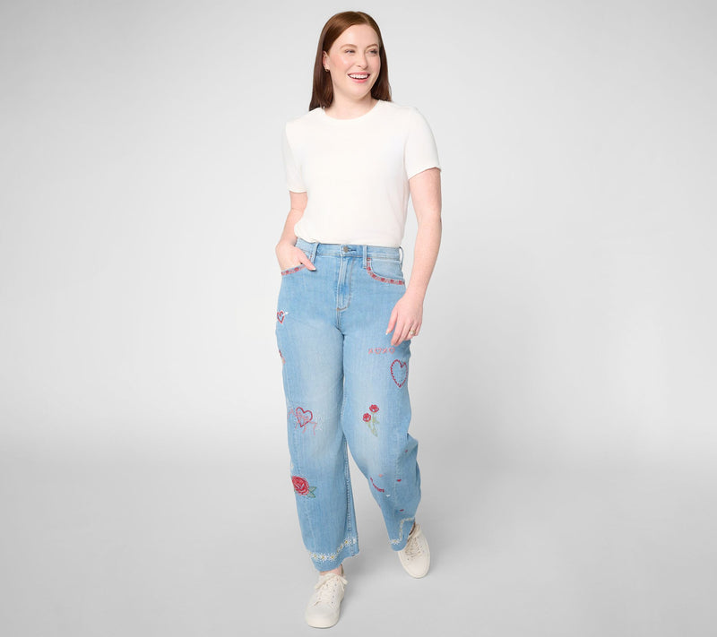 Driftwood Jeans Parker Barrel Jeans - Love Letters — View 6