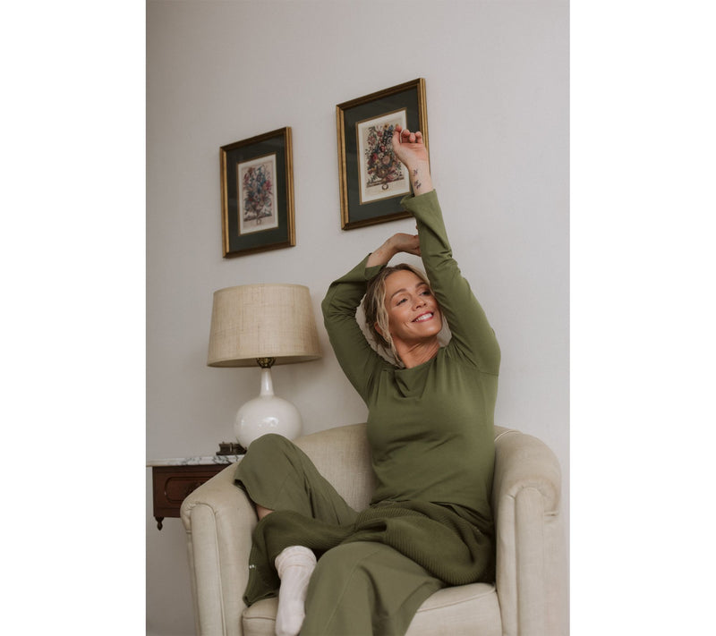 Me by Jennie Garth Envelope Neck Long Sleeve Knit Top — View 8