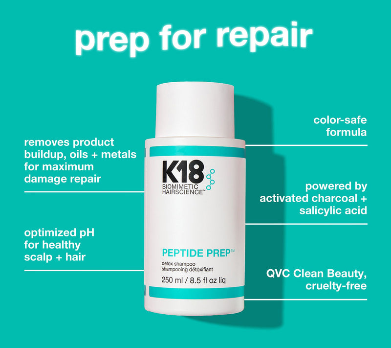 K18 Molecular Repair Hair Mask and 8.5oz Detox Shampoo — View 2