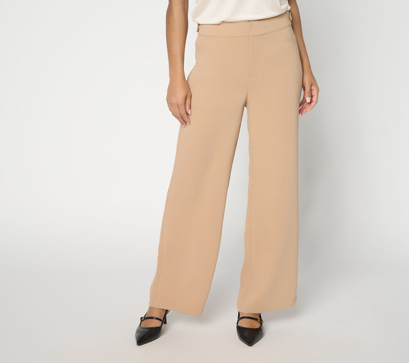 BEAUTIFUL by Lawrence Zarian Petite Wide Leg Adjustable Waist Pant — View 7