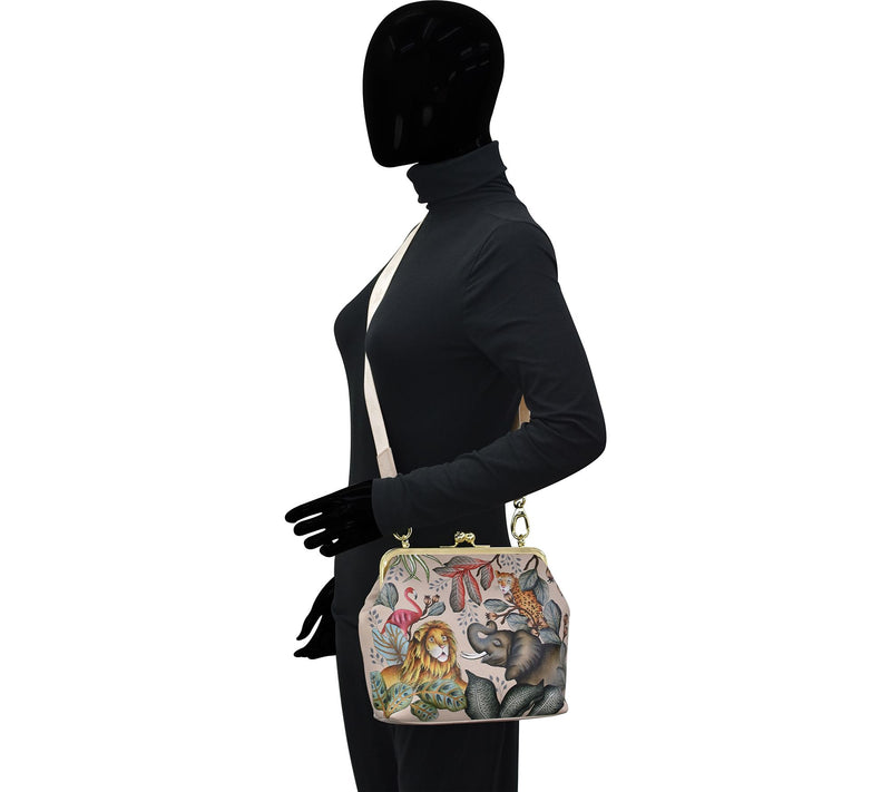 Anuschka Painted Leather Frame Crossbody — View 5