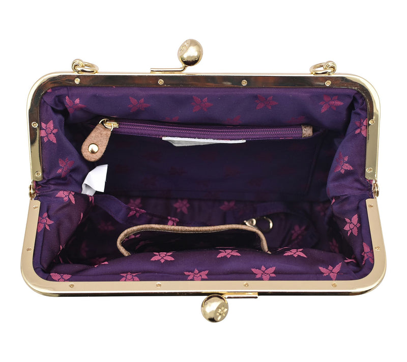 Anuschka Painted Leather Frame Crossbody — View 3