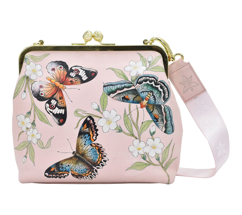 Anuschka Painted Leather Frame Crossbody — View 11
