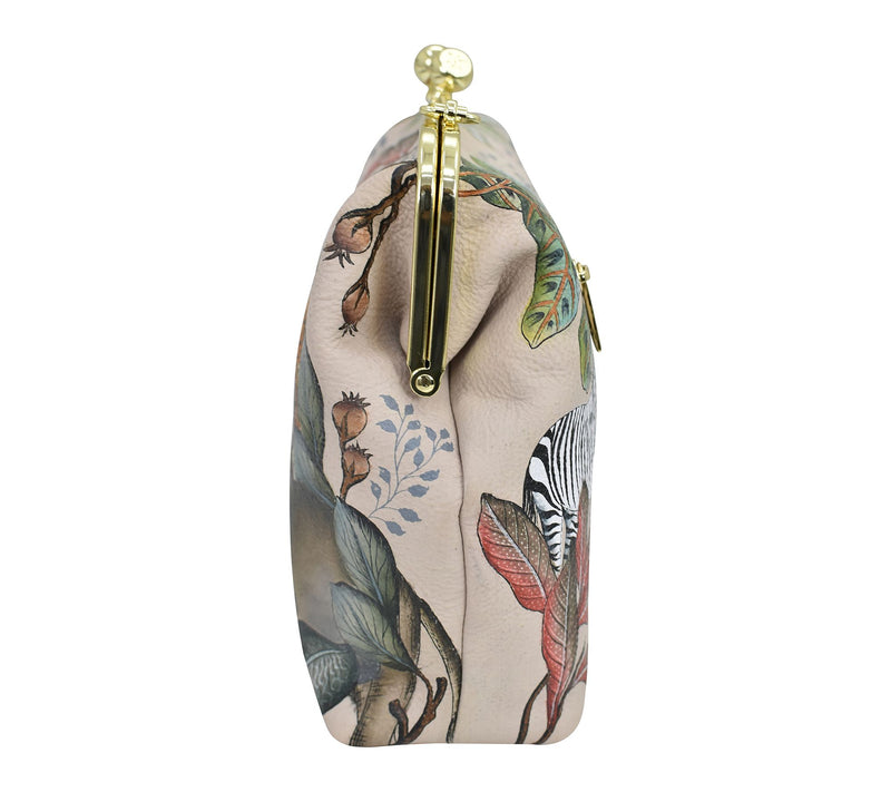 Anuschka Painted Leather Frame Crossbody — View 4