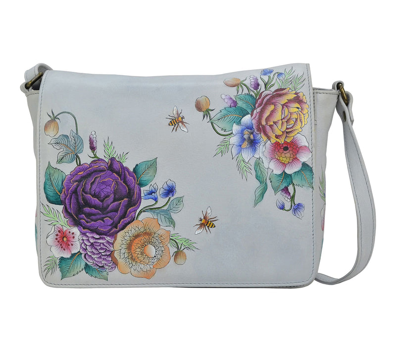 Anuschka Painted Leather Flap Crossbody — View 7