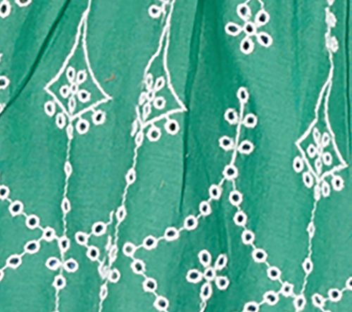 LOGO Lavish by Lori Goldstein Embroidered Long Sleeve Blouse — View 9
