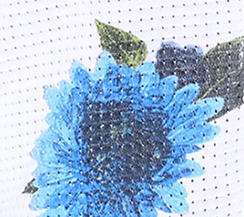 Susan Graver Printed Wild Flower Sweater Cardigan — View 7