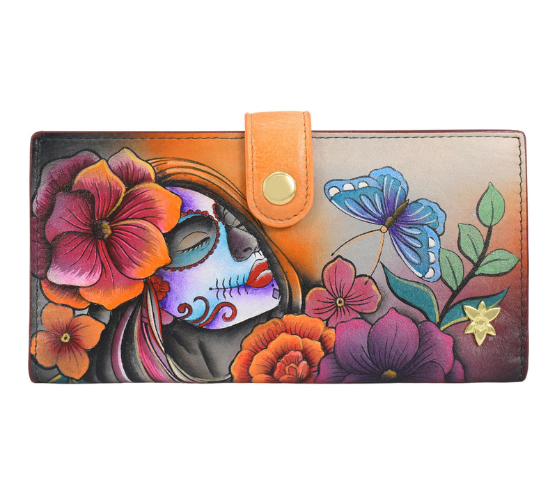Anuschka Painted Leather Two-Fold Organizer RFID Wallet — View 13