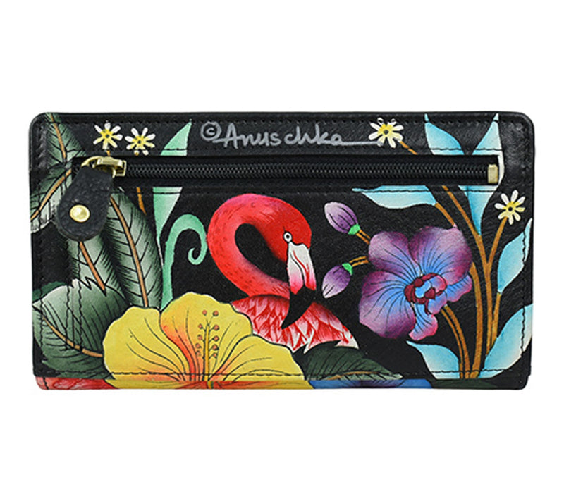 Anuschka Painted Leather RFID Wallet — View 3