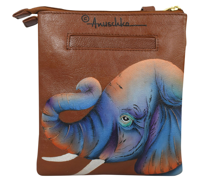 Anuschka Painted Leather Triple Compartment RFID Crossbody — View 2