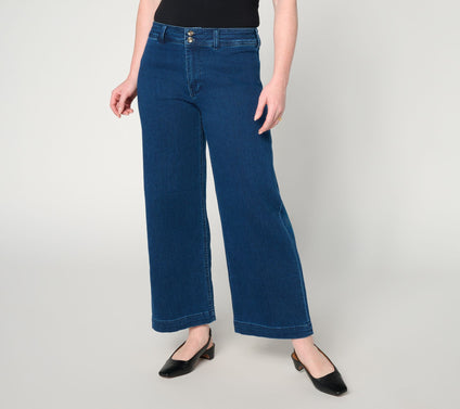 Seven7 Jeans Stretch Terry Wide Leg Pants - Outlaw