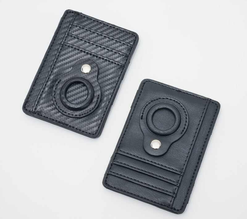MysticMagic Set of 2 RFID Blocking Wallet w/ Airtag Holder — View 9