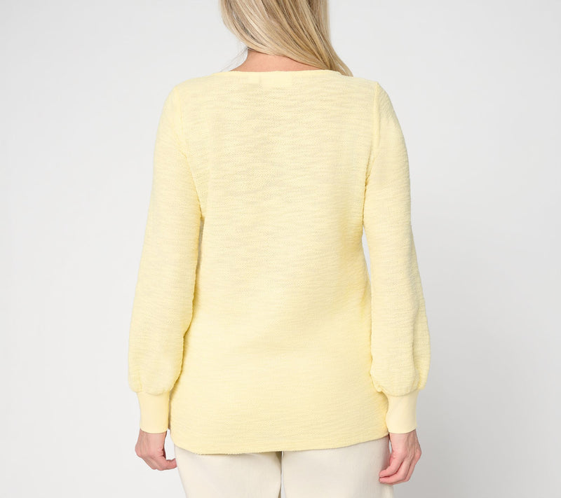 Belle by Kim Gravel Daisies are a Girls Best Bloom Slouchy Top — View 4