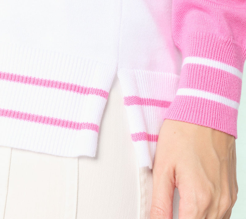 Belle by Kim Gravel Bottom Line Tipped Sweater — View 6