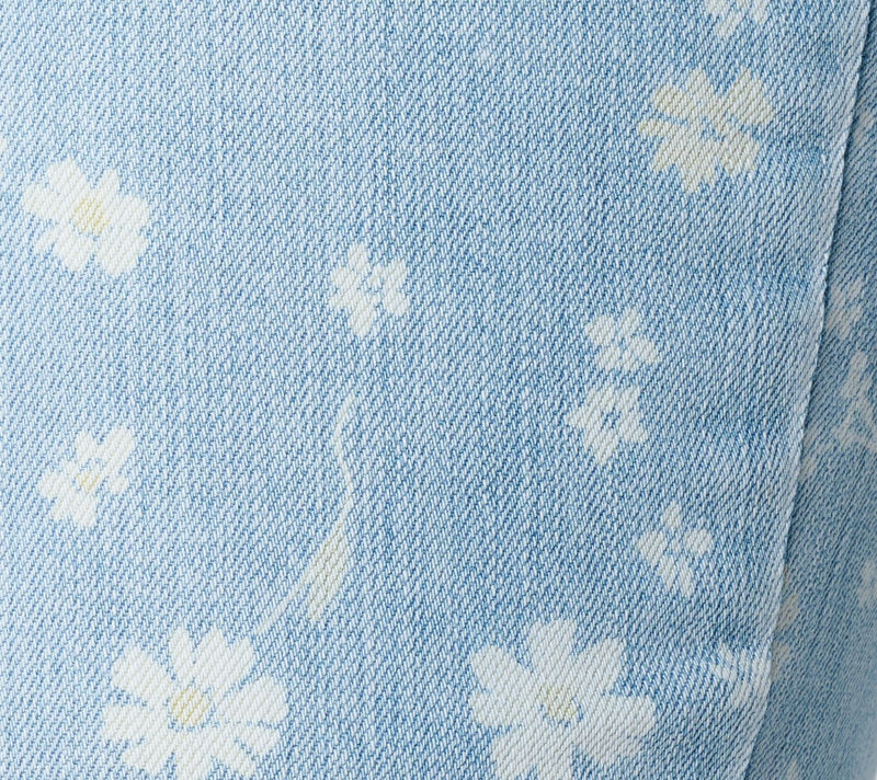 Seven7 Jeans No Gap Skimmer Jeans - Daisy Discharge — View 7