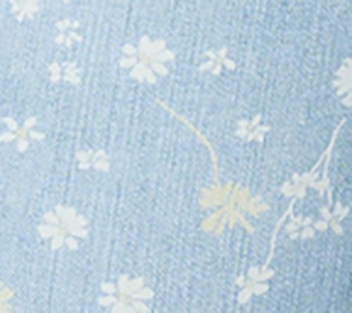 Seven7 Jeans No Gap Skimmer Jeans - Daisy Discharge — View 2