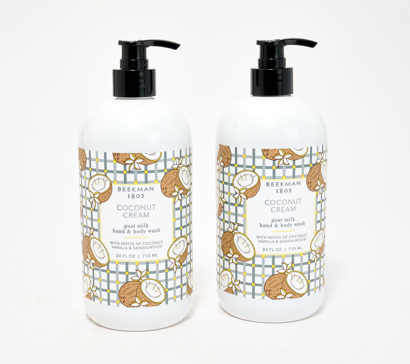 Beekman 1802 Supersize 24oz Hand and Body Wash Duo — Main view
