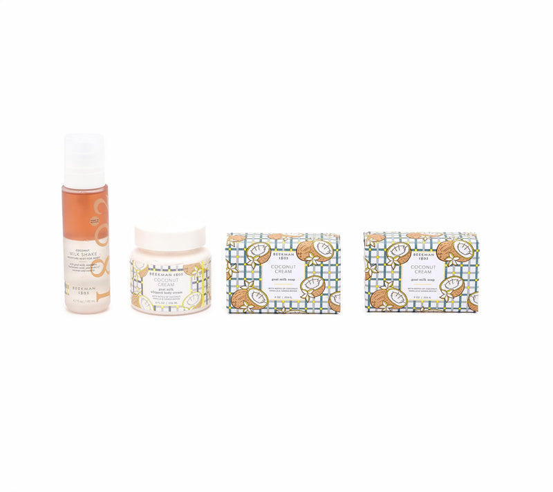 Beekman 1802 4pc Bath & Body Set w/ Whipped Body Cream, Bar Soap, Mist — View 9