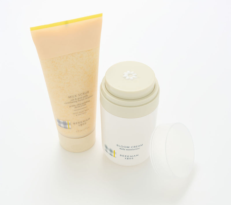 Beekman 1802 Supersize Bloom Cream w/ Oat & Goat Facial Scrub — View 2