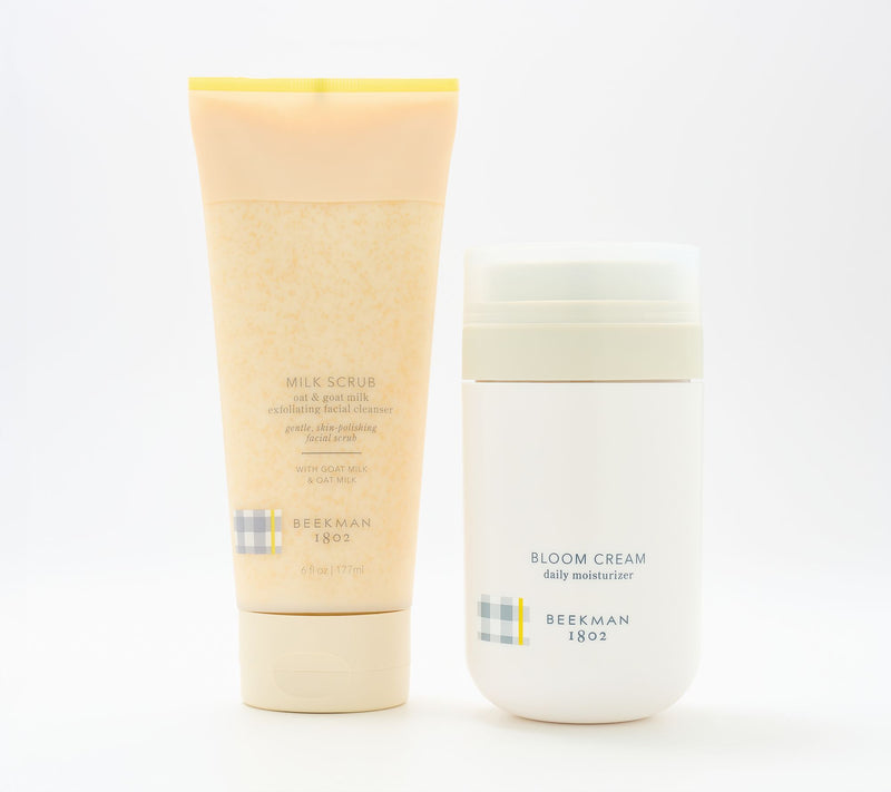 Beekman 1802 Supersize Bloom Cream w/ Oat & Goat Facial Scrub — Main view