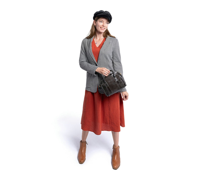 Old Trend Larkspur Leather Top Handle CrossbodyBag — View 8