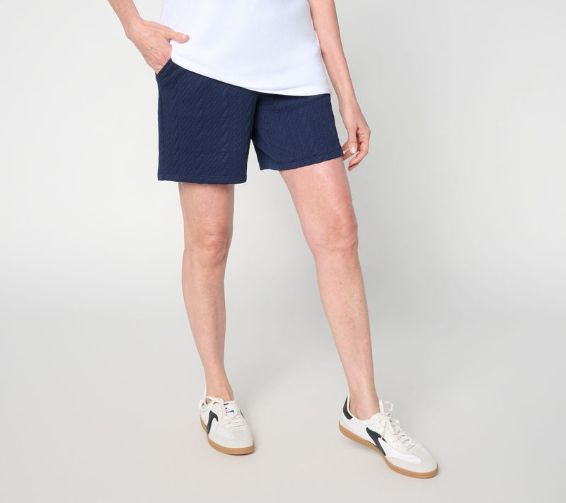 Belle by Kim Gravel Regular Cable Chic Textured Short — View 13