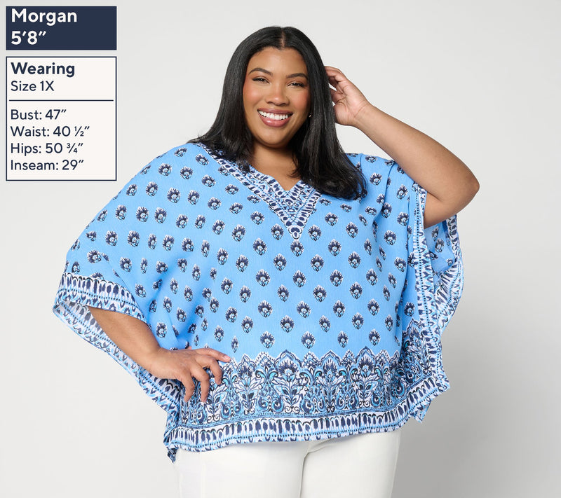 Belle by Kim Gravel Portofino Poncho — View 2