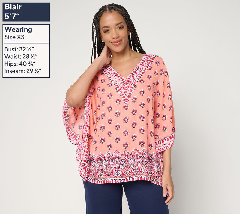 Belle by Kim Gravel Portofino Poncho — View 3