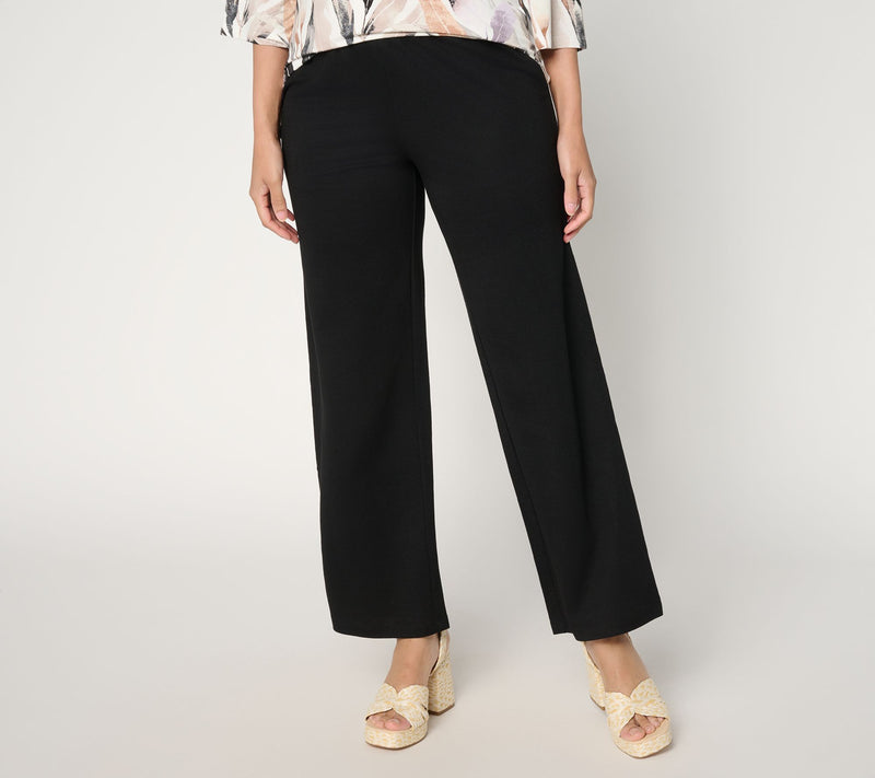 Belle by Kim Gravel Regular Cabana Knit Yacht Club Solid Pant — View 12