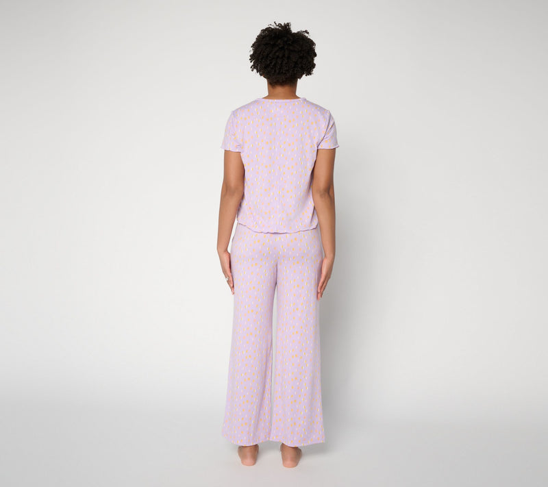 Ocean Pacific Short Sleeve and Pant Lounge Set — View 9