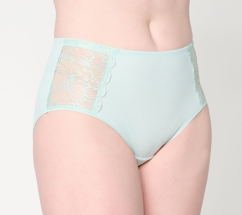 Breezies Soft Support Lace Brief Panty Set of 3 — Main view