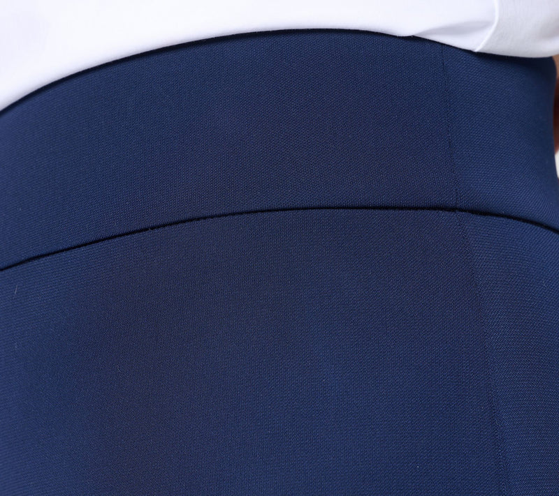 Dennis Basso Regular Luxe Jersey Wide Leg Pant with ant Wide Waistband — View 6