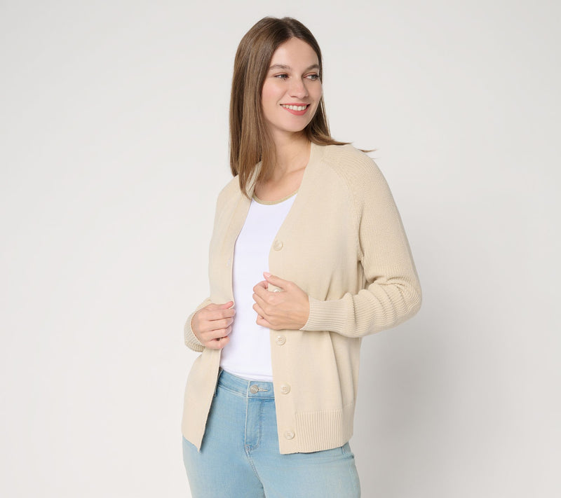 Belle by Kim Gravel Pale by Comparison Cardigan — View 14