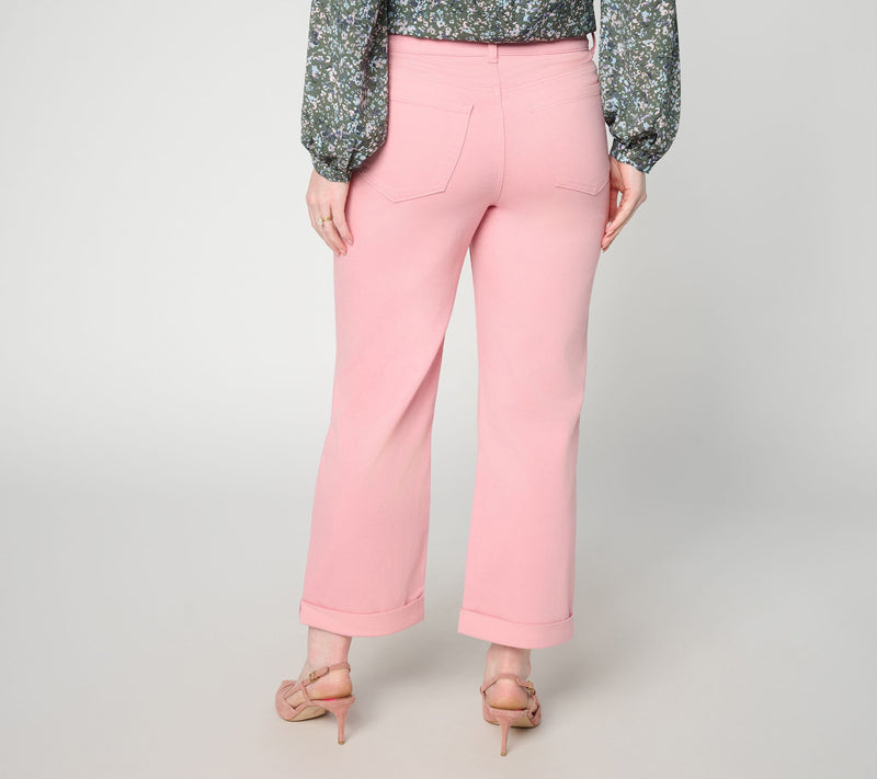 NYDJ Regular Cool Embrace Bailey Relaxed Straight Leg Crop Jeans — View 16