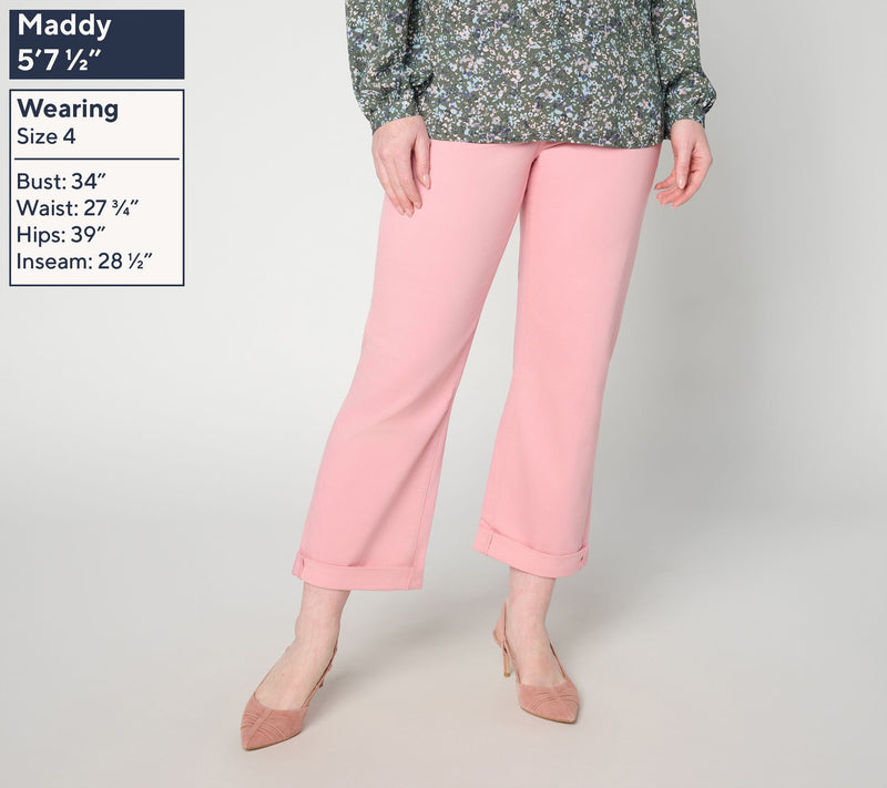 NYDJ Petite Cool Embrace Bailey Relaxed Straight-Leg Crop Jeans — View 15