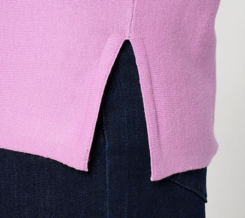 Carla Rockmore Collection Seasonless Yarn Dolman Sleeve V-Neck Sweater — View 4