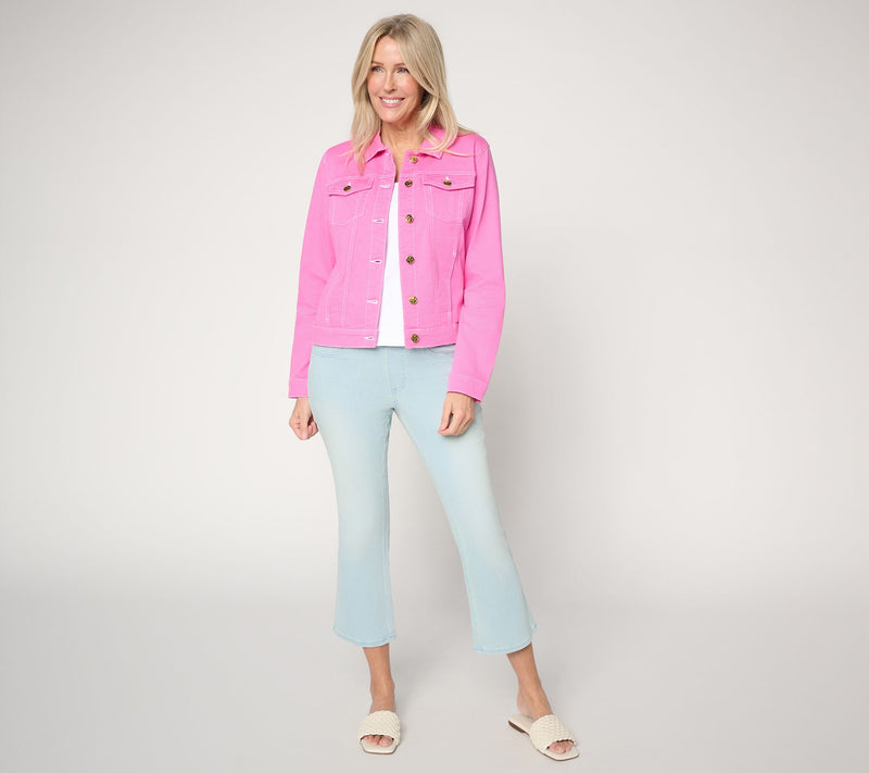 Belle by Kim Gravel Regular Primabelle Denim Step Away Crop Jean — View 11
