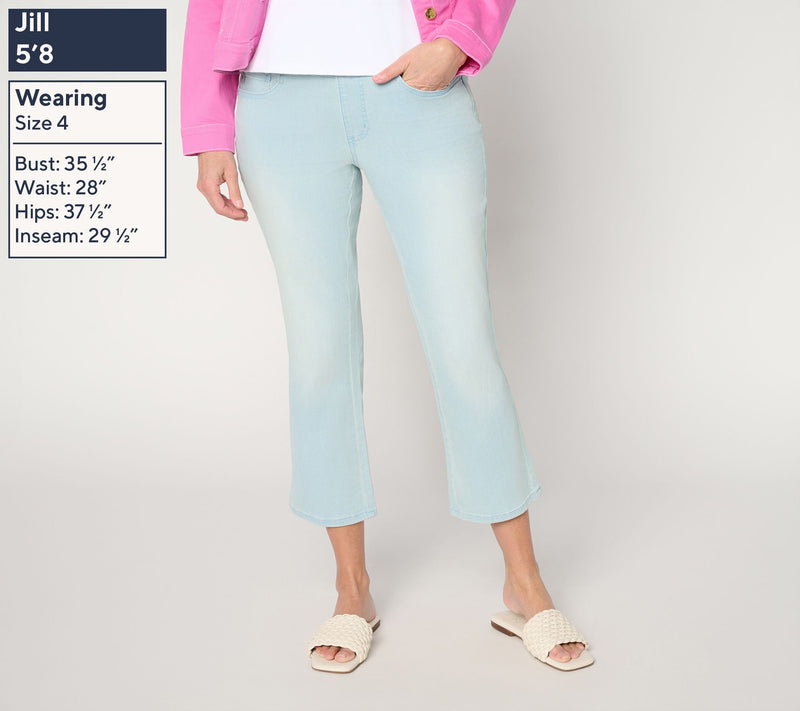 Belle by Kim Gravel Regular Primabelle Denim Step Away Crop Jean — View 9