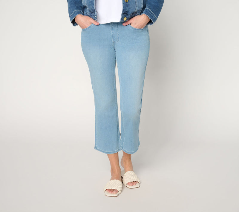 Belle by Kim Gravel Petite Primabelle Denim Step Away Crop Jean — View 7