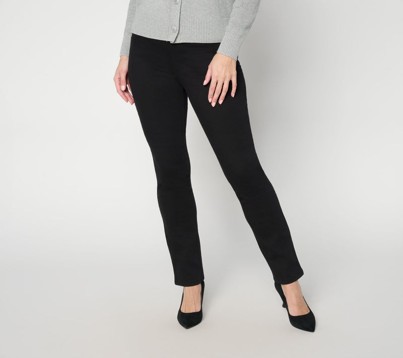 Belle by Kim Gravel Regular Primabelle Twill Straight Leg Jean — View 3