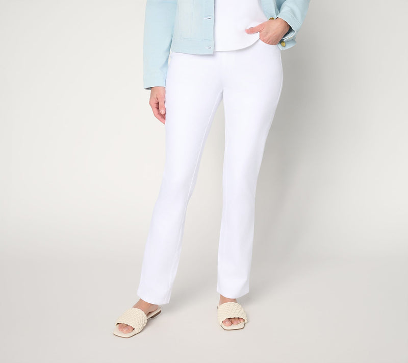 Belle by Kim Gravel Regular Primabelle Twill Straight Leg Jean — View 5