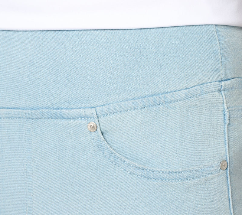 Belle by Kim Gravel Petite Primabelle Denim Straight Leg Jean — View 12