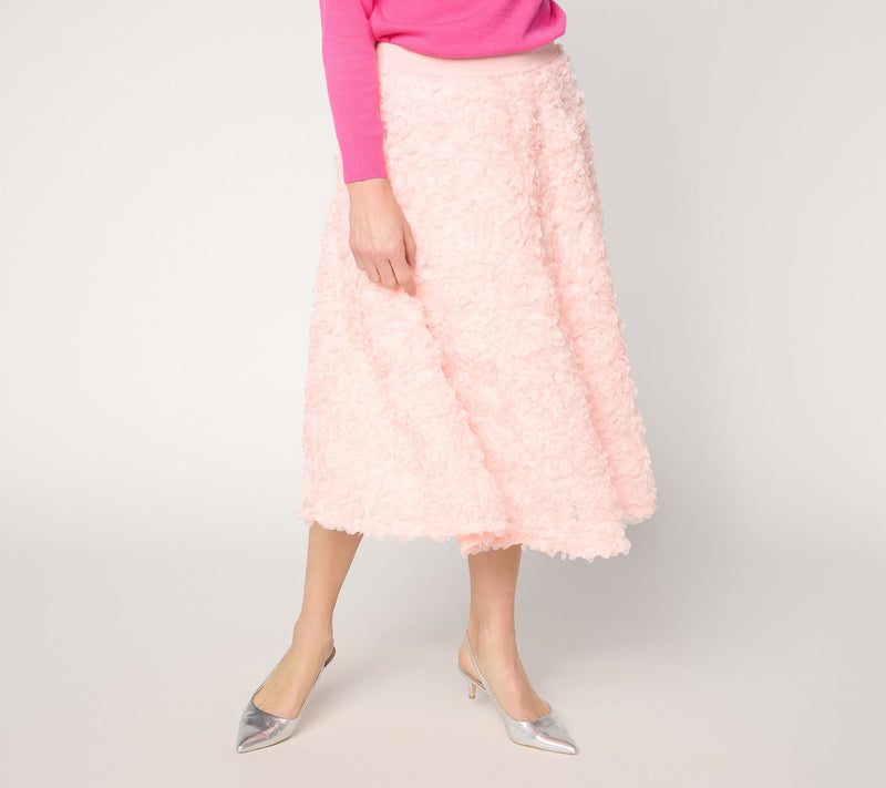 Mally Roncal Petite Rosebud Show-Stopper Midi Skirt — Main view